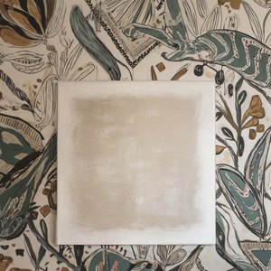 Lớn Trung Tính Kết Cấu Trừu Tượng Sơn Dầu Màu Be Wabi Sabi Handmade Boho Vải Tường Nghệ Thuật Trang Trí Nội Thất Cho Nhà Phòng Khách Kim Loại - Product Image 3