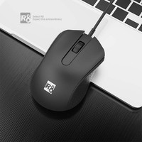 Mouse Optik Klasik 3D Berkabel Murah 1200 DPI Kompatibel dengan Win/Mac IOS untuk Kantor