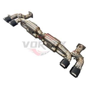 Échappement Catback Valvetronic en Titane Grade 5 Vortex pour PORSCHE 911 Carrera 991.2 3.0T Turbo S 2016-2025, Son Actif et Agressif - Product Image 1
