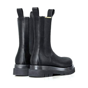 Custom Chunky Chelsea <b>Ankle</b> Boots Autumn Waterproof Breathable Warm Elastic Side Slip on Ladies - Product Image 4