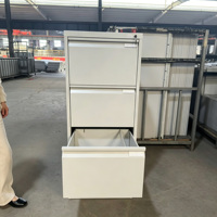 Meuble de bureau à montage facile, armoire à dossiers verticale en métal verrouillable à 4 tiroirs pour format A4/Legal/Lettre, pour bureau et administration