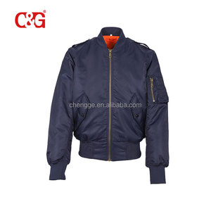 Giacca da Volo MA-1 in Blu Navy - Product Image 1