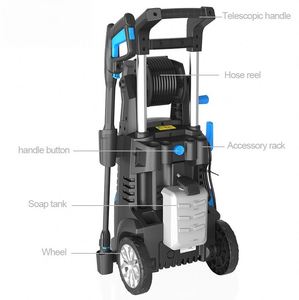 Lavadora de coche eléctrica portátil de 220V, <span class=keywords><strong>limpiador</strong></span> de <span class=keywords><strong>agua</strong></span> de alta presión para uso en patio, nueva condición - Product Image 2