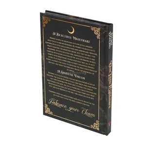 Custom Unique And Limited Collectible Editions Book Publishing Printing Different Foil Colors Sprayed Edges Hardcover Book