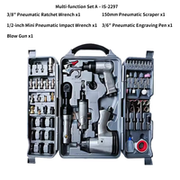 Outil de réparation automobile pneumatique puissant Sonidec, qualité industrielle, ensemble multifonction, burin pneumatique, marteau pneumatique, clé à cliquet