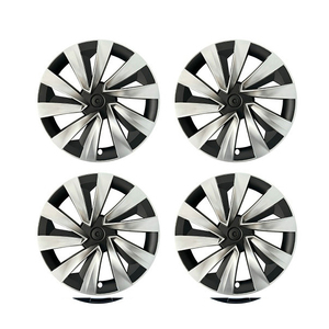 Paquete de cubierta de rueda de <span class=keywords><strong>coche</strong></span> 4 unids/set decorar proteger ABS + cubierta de rueda de PC para Tesla modelo Y New Star 25 - Product Image 6