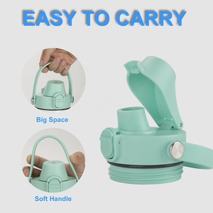 Tapa con Boquilla para Botella de Agua <span class=keywords><strong>Yeti</strong></span> de 18/26/36/64/128 oz con Botón de Bloqueo, Tapa para Botella de Plástico PP, Libre de BPA - Product Image 5