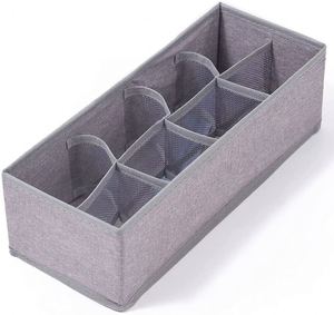 16 Cell Foldable Oxford Fabric Clothing Organizer for Wardrobe Socks Underwear Closet <b>Storage</b> <b>Box</b> - Product Image 5