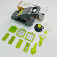 Nieuwe Groentesnijder Fruit 16-In-1 Handheld Keukengereedschap Multifunctionele Groentehakselui En Aardappelschiller Fruitsnijmachine