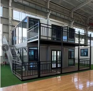 บ้านภาชนะสำเร็จรูปแบบพับได้20Ft 40Ft แบบพกพาพับได้3 4 5ห้องนอนบ้านภาชนะสำเร็จรูปแบบพับได้ - Product Image 5