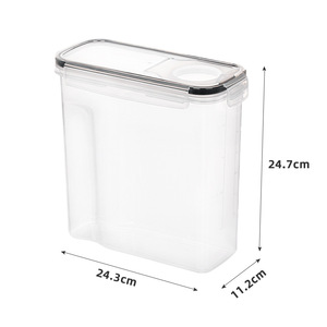 Boîte de rangement transfrontalière pour céréales de cuisine Réservoir de stockage de qualité alimentaire en plastique Grand réservoir scellé domestique - Product Image 3