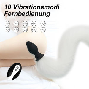 Sexbay Amerikaanse hete bont anale plug vossenstaart mannelijk vrouwelijk sexy rollenspel butt plug glow-in-the-dark <span class=keywords><strong>dildo</strong></span> dier - Product Image 3