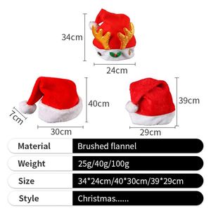 Gorro Navideño de Santa Claus Tejido, Novedad 2024, para Artículos de Fiesta y Promociones - Product Image 2