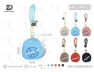 <b>Backpack</b> Charm Coin Purse <b>Mini</b> Zipper Closure Cartoon Pattern Detachable Strap Unisex Non Woven Fabric - Product Image 1