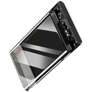 2.5 In USB 3.0 <b>External</b> Hard Drive Enclosure Transparent Plastic Case For SATA HDD <b>SSD</b> - Product Image 4