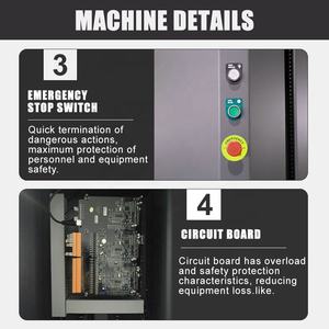 آلة تغليف البالتات الكهربائية الأوتوماتيكية بالكامل من واليباك للخدمات اللوجستية في المستودعات، تستخدم فيلم البولي إيثيلين الممدد مسبقًا للتغليف العمودي - Product Image 4