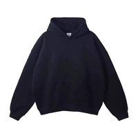 Sweat à capuche sans fil de marque américaine tendance, style streetwear, ODM, automne-hiver, écologique, anti-boulochage, doublé polaire, épaissi