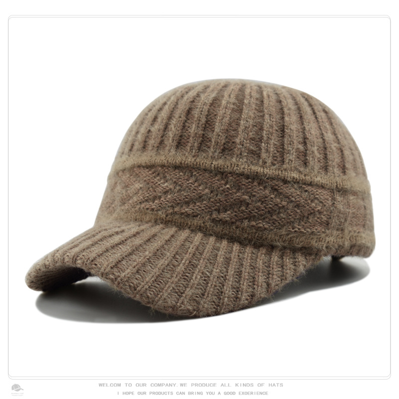 Khaki color#knitted hat