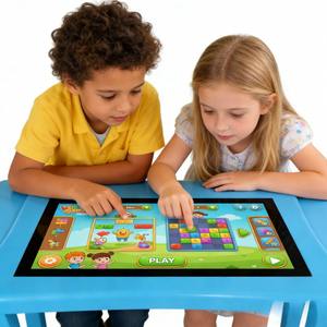 <span class=keywords><strong>Table</strong></span> interactive intelligente pour enfants, portable, <span class=keywords><strong>connectée</strong></span>, pour l'intérieur, avec protection intégrée - Product Image 1