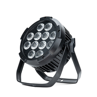 La scène extérieure Wifi à distance 12 pièces Led Par Rechargeable 12*18W étanche sans fil lavage batterie Led Par lumières