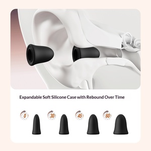 Bouchons <span class=keywords><strong>d</strong></span>'oreilles pour dormir EP113, doux et confortables, protection auditive pour la réduction du bruit, bouchons <span class=keywords><strong>d</strong></span>'oreilles en silicone pour dormir dans un dortoir - Product Image 2