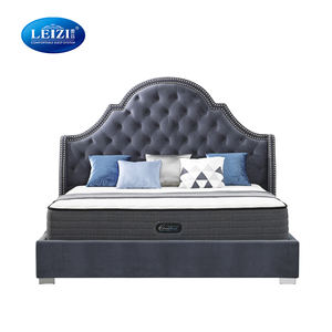 New Royal Luxury king Size Bedroom Modern <strong>Beauty</strong> Wooden High <strong>Beds</strong> Manufacture - Product Image 3