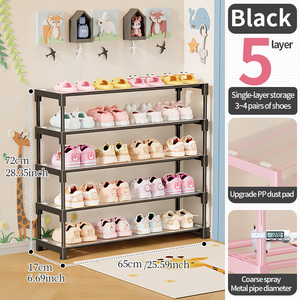 <span class=keywords><strong>Scarpiera</strong></span> in Metallo a 4/5/6 Strati, Porta Borse, Antiruggine, Salvaspazio, Design Smontabile <span class=keywords><strong>per</strong></span> Ingresso Bambini e Soggiorno - Product Image 5