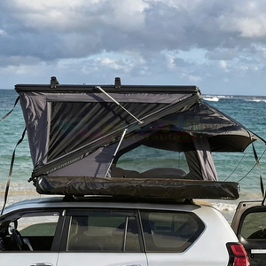 Side Opening Roof Top Tent Hard Shell For Camping Roof Tent Waterproof Side Opening Rooftop Tent With Annex Room For Truck - Product Image 4