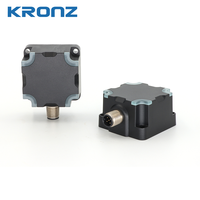 KRONZ Tête de lecture et d'écriture RFID carrée avec lecteur RS-485 13.56MHz Affichage LED 5Pin M12 A Connecteur mâle codé Tête de lecture et d'écriture HF