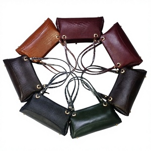 Split <b>Leather</b> Wind Proof Sling Handbag for Everyday Use Luggage & Belt Accessories - Product Image 4