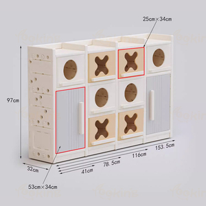 Estantería de juguete, gabinetes <span class=keywords><strong>para</strong></span> niños, juego de muebles de dormitorio <span class=keywords><strong>para</strong></span> <span class=keywords><strong>niñas</strong></span> - Product Image 5