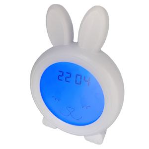 Enfant Sommeil Formation Bureau Réveil Sommeil Formation Horloge Adorable Animaux Modèles Rétro-Éclairage Affichage - Product Image 2