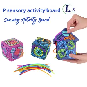 Tablero Sensorial de Silicona para Aliviar el Estrés, Rompecabezas Tridimensional para Estimular el <span class=keywords><strong>Cerebro</strong></span>, Juguete Sensorial para Aliviar el Estrés - Product Image 5