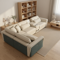 Multifunktionales Elektrisch Verstellbares Lounge-Sofa-Bett Elektrisch Verstellbares Schlafsofa für Wohnzimmer