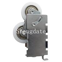 Alüminyum pencereler kapı tekerlek plastik kaplı rulman PVC sürgülü pencere silindiri naylon sürgülü kapı kasnak - Product Image 2