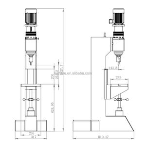 أداة تثبيت هيدروليكية آلات تثبيت مدارية للمعادن الصلبة أو تثبيت مفصلي - Product Image 2