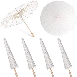 Sombrillas de Papel Blancas para Boda, Económicas, al por Mayor, con Logotipo - Product Image 1