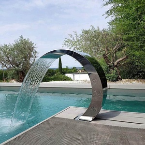 Cascada Comercial de Acero Inoxidable Water Faery con Luz LED para Piscina Exterior - Product Image 2