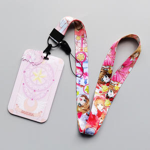 Porta Tarjetas con Cordón de <span class=keywords><strong>Sakura</strong></span> <span class=keywords><strong>Cardcaptor</strong></span>, Porta Credenciales, Estuche para Tarjetas, Anime para Estudiantes, Venta al por Mayor, Porta Identificación Personalizado, Funda Protectora, Dibujos Animados - Product Image 6