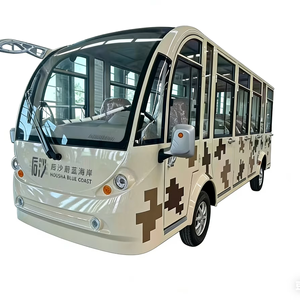 Vehículo Eléctrico de Pasajeros de 11 Plazas para Recorridos Urbanos, Autobús Turístico Cerrado - Product Image 1