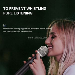 TNH um-m58 mikrofon nirkabel genggam dinamis grosir penggunaan panggung perekaman Studio nirkabel isi ulang ringan portabel - Product Image 5