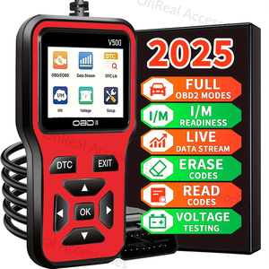 Professional OBDII Code Reader V500 OBD2 Protocol Car Diagnostic Scanner Universal Auto Diagnostic Tool for Engine <strong>Fault</strong> for Car - Product Image 3