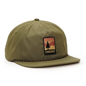 หมวกแก๊ปแบบไม่มีโครง 5 ชิ้น ปักโลโก้แบบสั่งทำ  วัสดุไนลอนกันน้ำ - Product Image 3