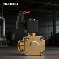 Válvula Solenoide de Latón 0927000 0927200, Tipo Diafragma de 16 Bares, Válvula Eléctrica Normalmente Cerrada para Agua, Aire Comprimido y Aceite Ligero