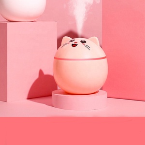 300ml Humidificateur Humidificateur De <span class=keywords><strong>Chat</strong></span> Coloré Veilleuses Ultrasonique Brume Pulvérisateur Cadeau Créatif <span class=keywords><strong>Diffuseur</strong></span> D'arome D'humidificateur de Brume Fraîche - Product Image 1