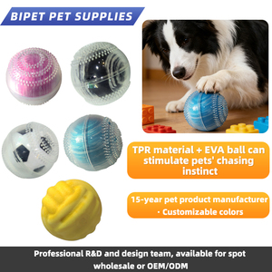 TPR+EVA Köpük Köpek İnteraktif Oyuncak Topu, Isırmaya Dayanıklı Diş Temizleyici Evcil Hayvan Oyuncağı - Product Image 6