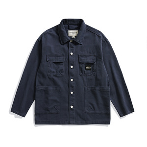 Vintage Cool Men's Cotton Bomber <strong>Jacket</strong> 2025 New American Style Heavyweight Streetwear Spring <strong>Mandarin</strong> <strong>Collar</strong> Hunting - Product Image 5