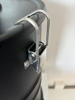 Colector de Polvo Ciclónico de 20L, Tambor con 99% de Eficiencia, Carga Superior/Lateral, Motorizado, Material PP para Virutas de Madera, Virutas Metálicas y Plástico