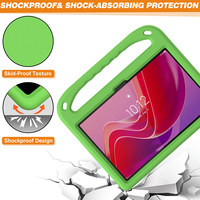 Anak-anak ramah EVA penutup pelindung untuk Lenovo Tab 10.1 inci 2025 TB-311XU Case Shockproof dengan Kickstand Bumper