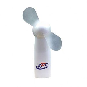 Ventilateur électronique en plastique à LED avec logo personnalisé, idéal pour les événements estivaux, mariages, cadeaux, souvenirs, avec batterie rechargeable - Product Image 6